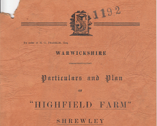 Highfield-Farm-1954-a Sales particulars for Highfield Farm from when it was sold in 1954